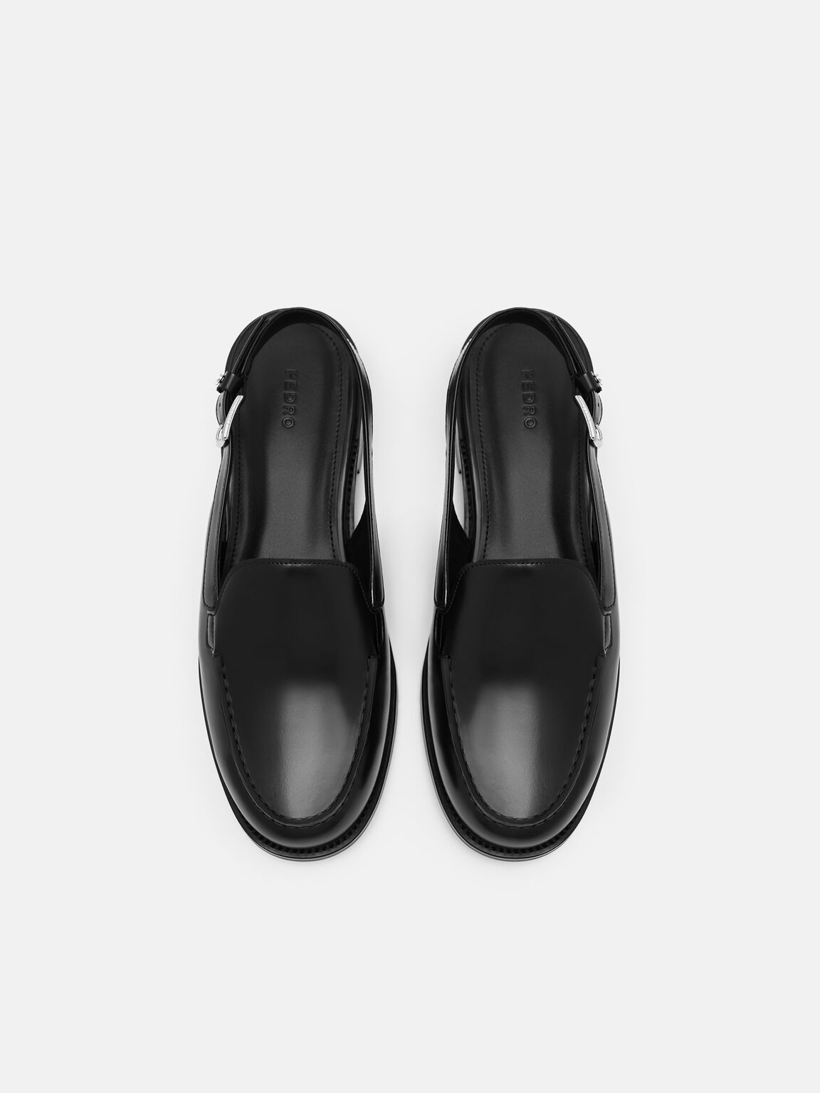 Remy Leather Backstrap Mules, 