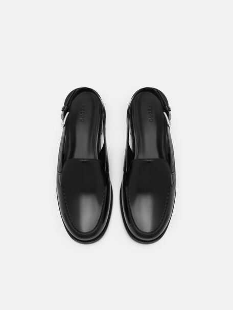 Remy Leather Backstrap Mules, 