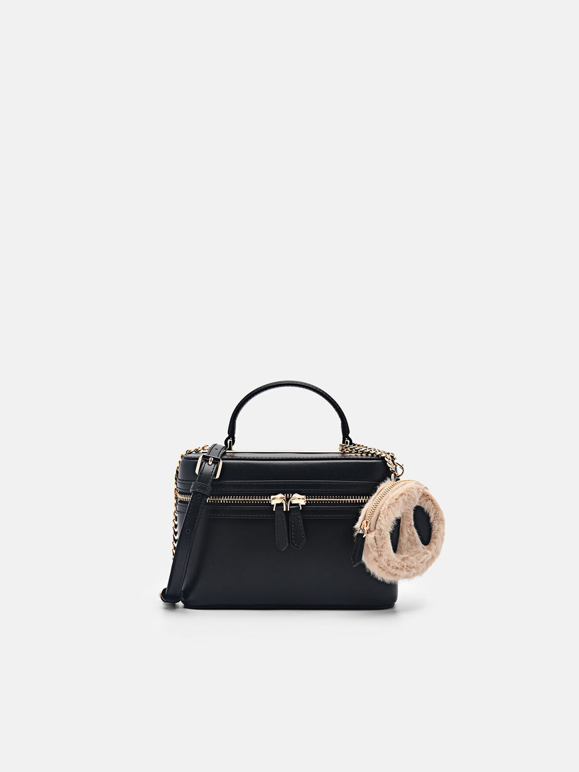 Ari Boxy Shoulder Bag, Black, hi-res