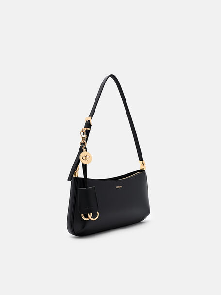 Jatte Leather Charm Shoulder Bag, , hi-res