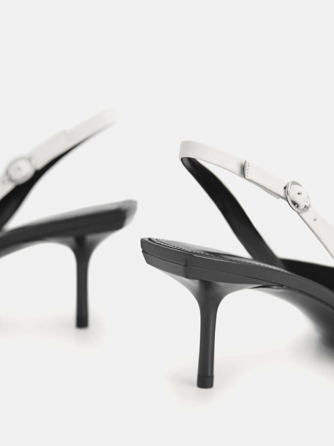 PEDRO Icon Leather Pointed Slingback Pumps, 