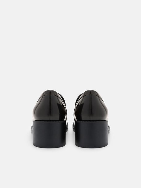 Alistair Leather Heel Loafers, , hi-res