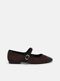 Dark Brown Suede