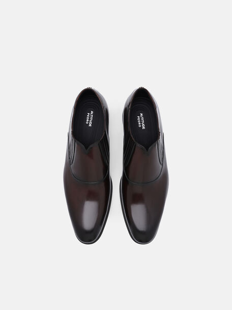 Altitude Burnished Leather Slip-On Dress Shoes, , hi-res