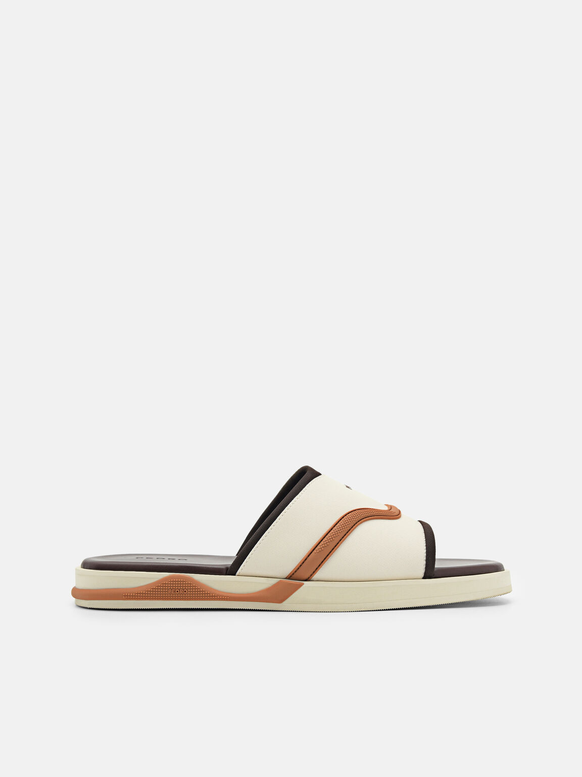 Embossed Slide Sandals, , hi-res