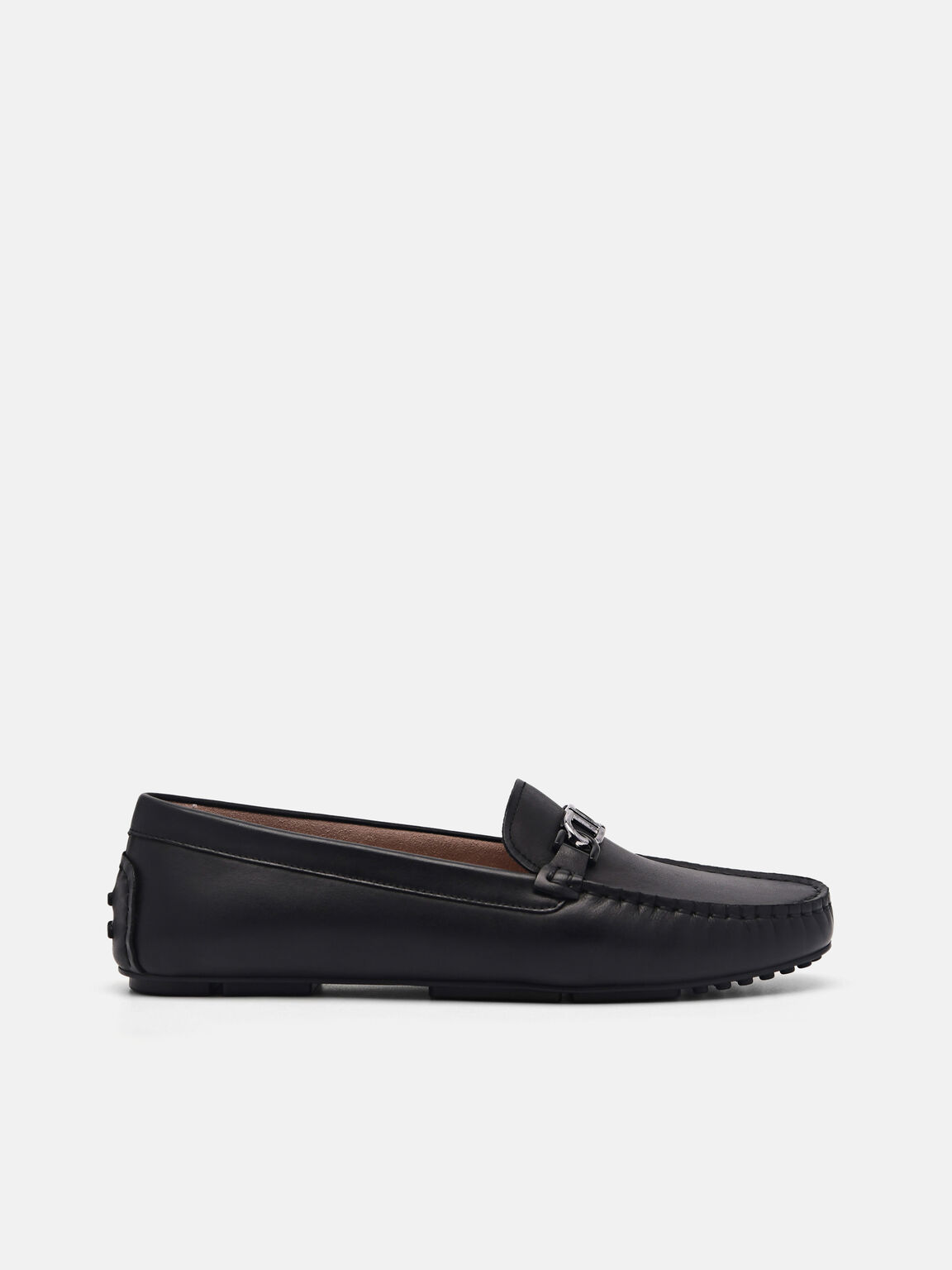 PEDRO Icon Leather Driving Shoes, Black, hi-res