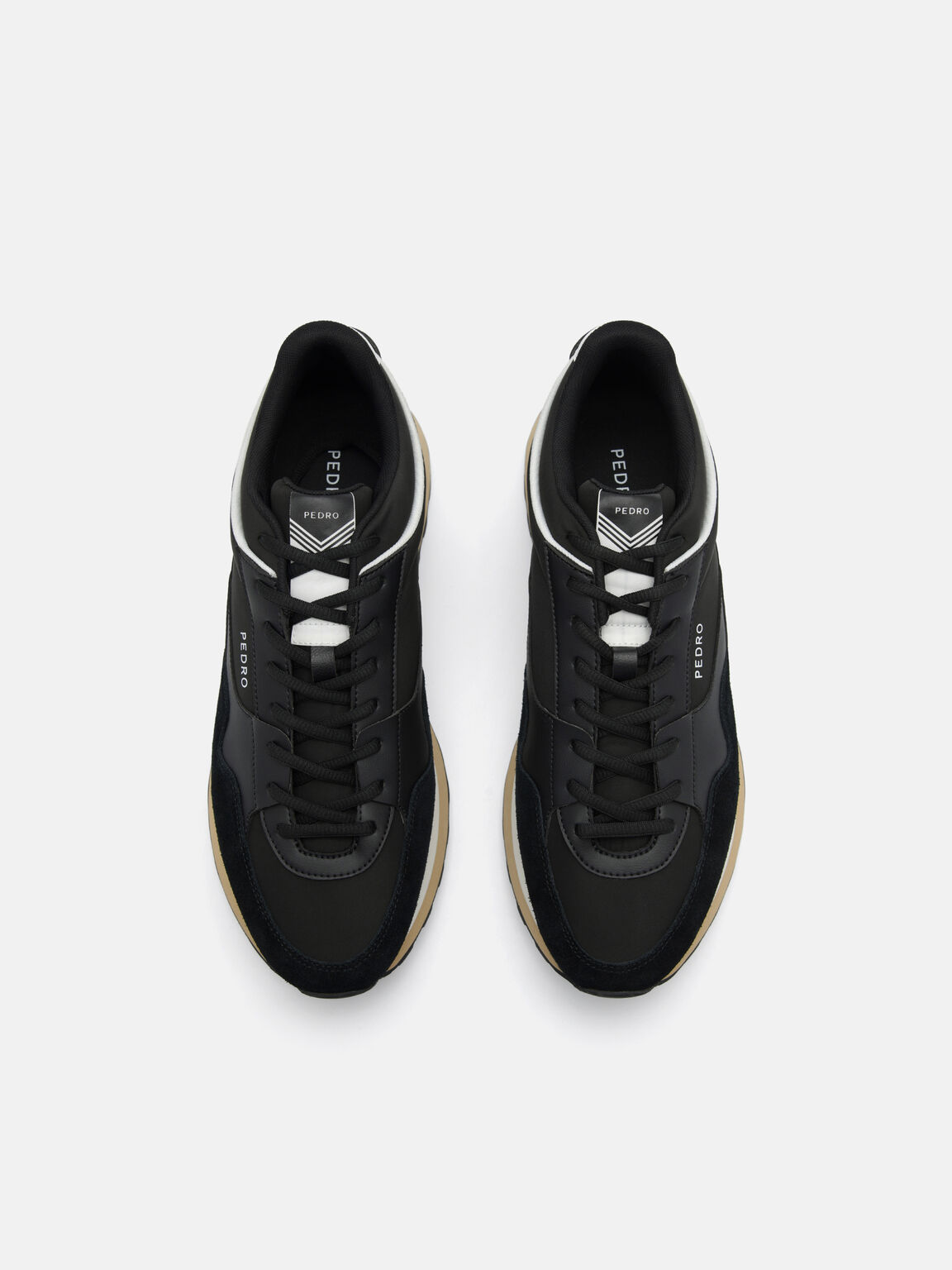Men's Stream Suede Sneakers, Black
