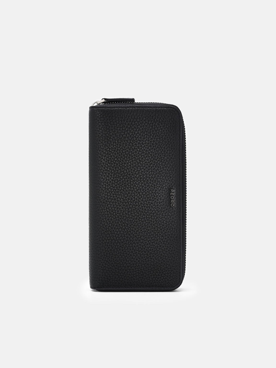 Tumbled Leather Long Wallet, 