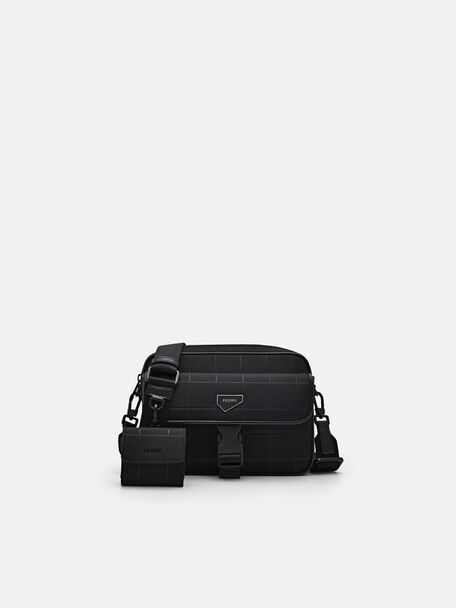 Taper Compact Sling Bag, Black, hi-res