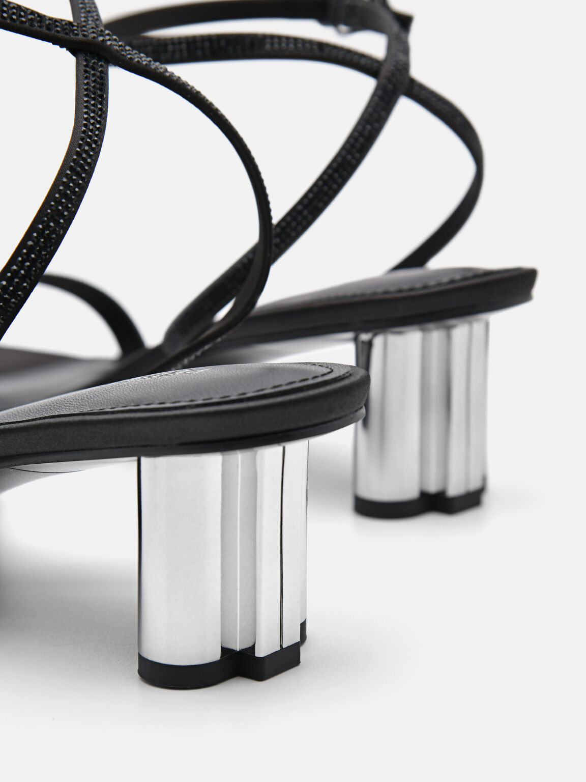PEDRO Icon Satin Heel Sandals, 