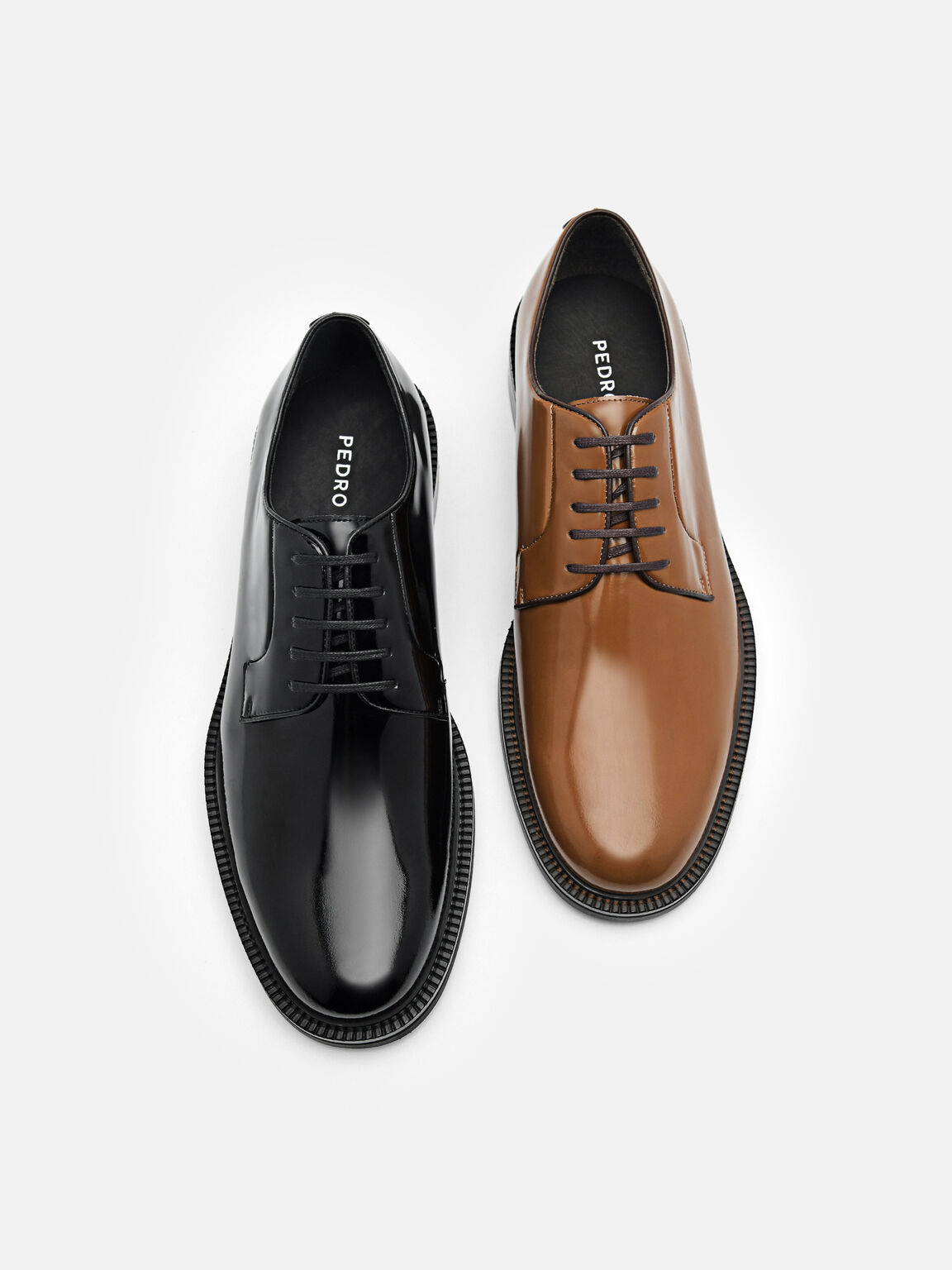 Sepatu Derby Kulit, 
