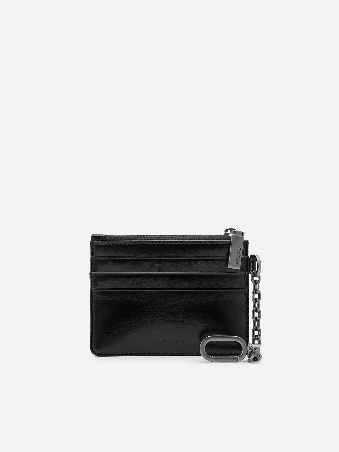 PEDRO Icon Leather Chain Card Holder, 