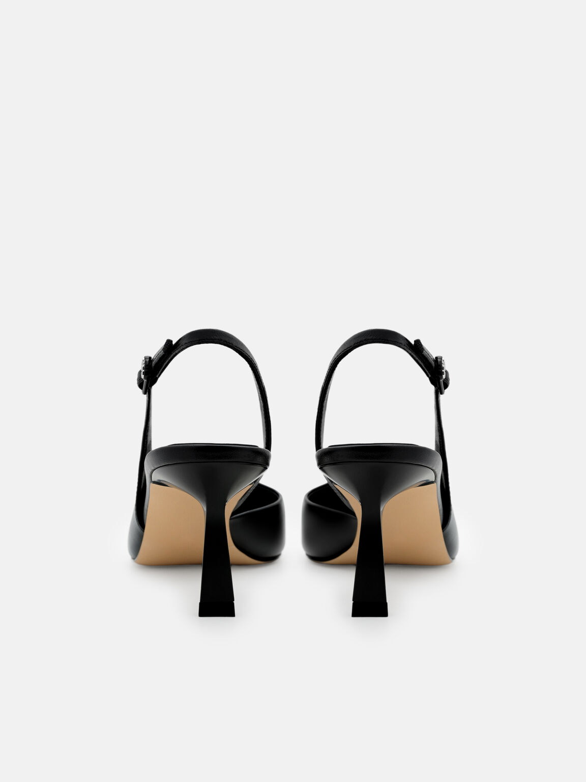 Isla Leather Slingback Heel Pumps, , hi-res