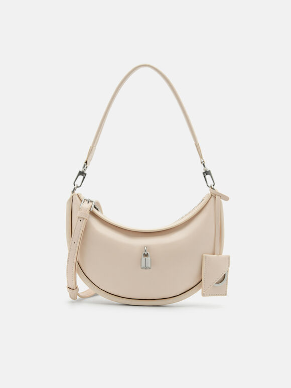 Swerve Shoulder Bag, Sand, hi-res
