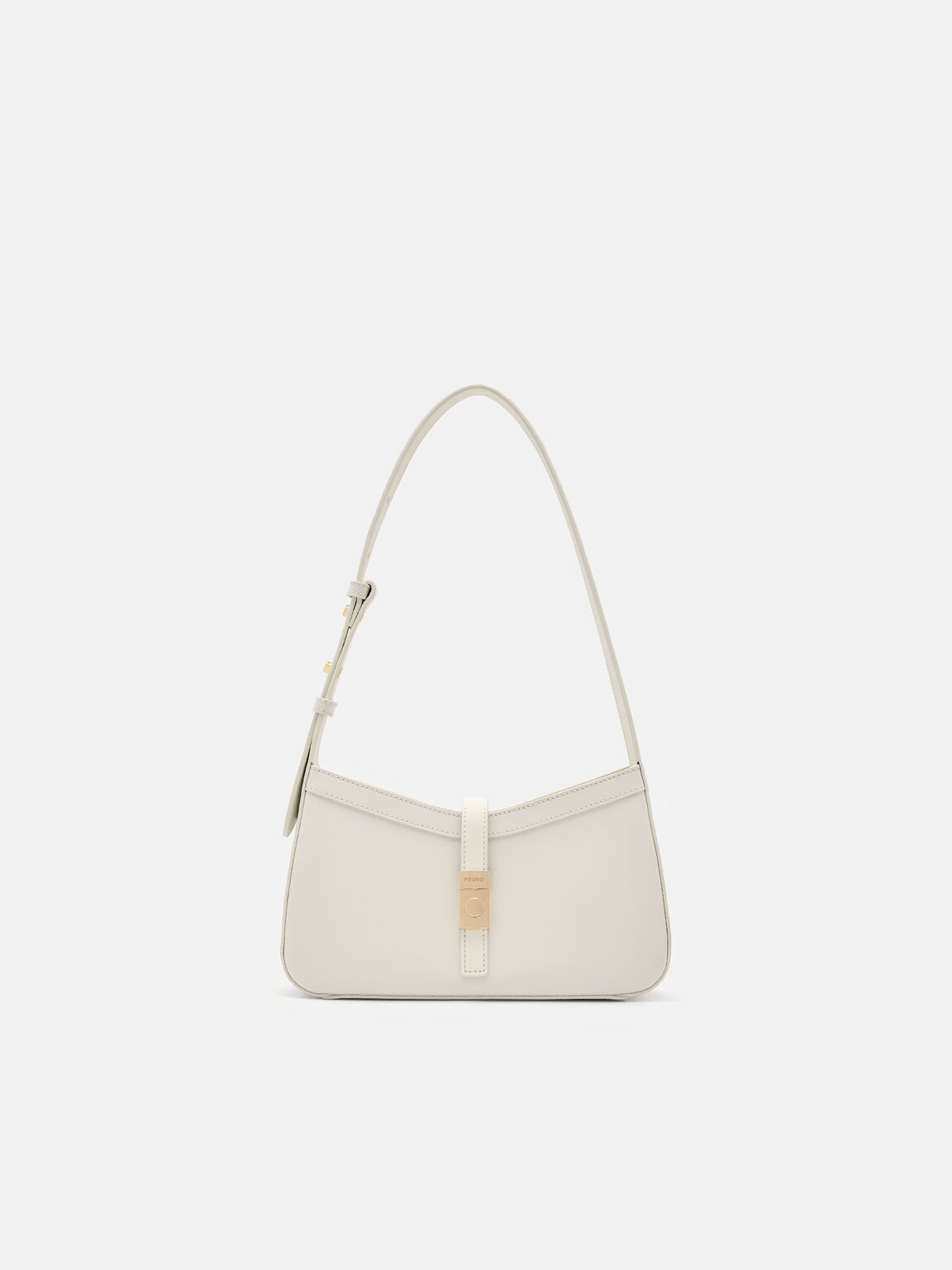 PEDRO Studio Farida Leather Shoulder Bag, Chalk, hi-res