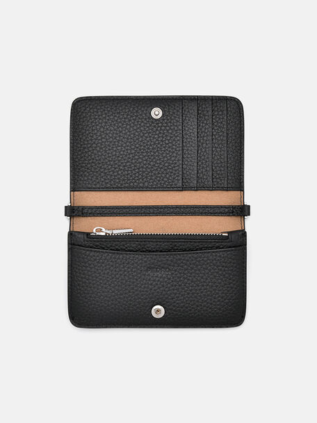 Embossed Leather Bi-Fold Wallet, 