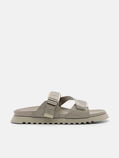 Sandal Tali Nilon, Taupe