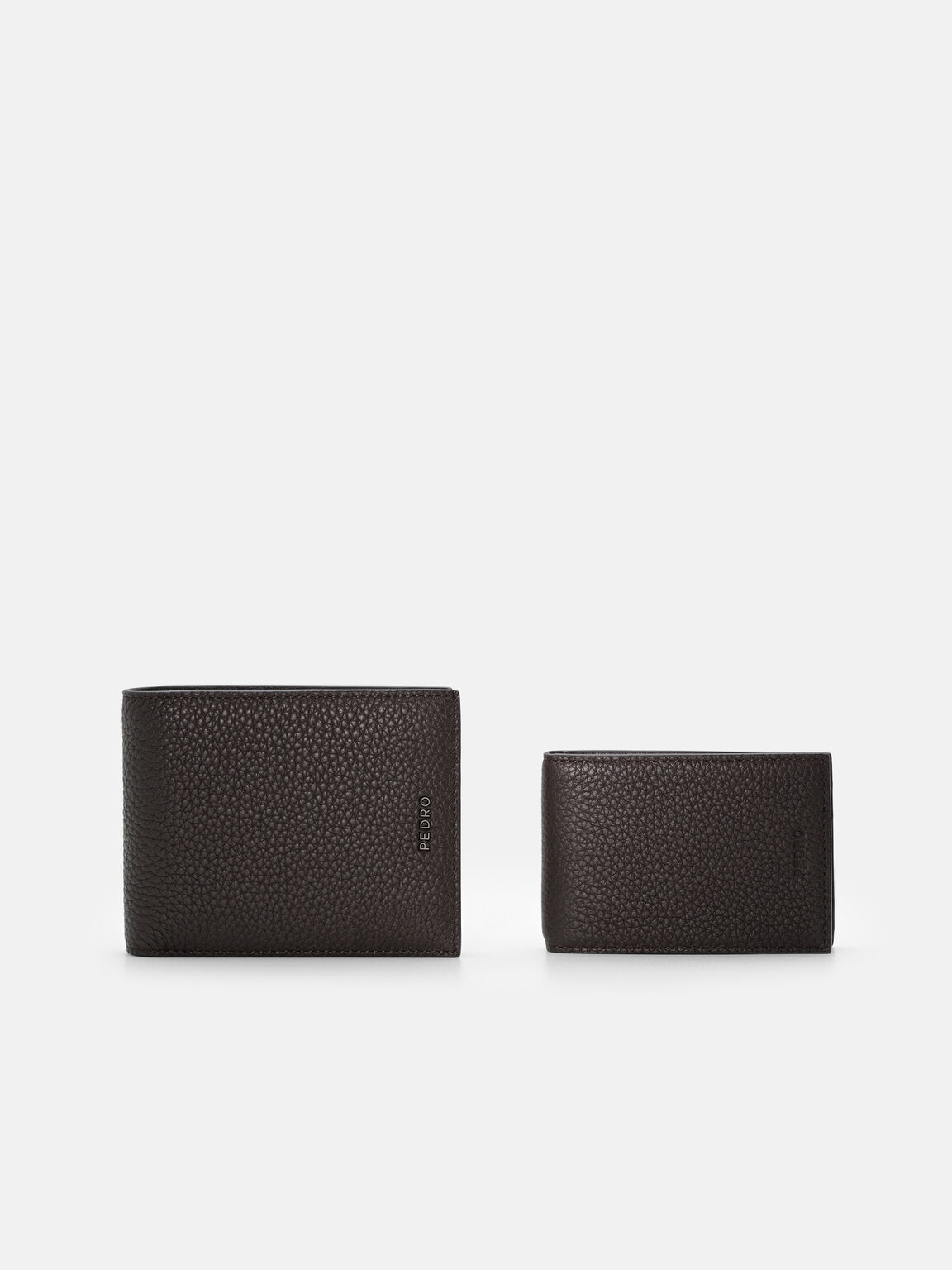 Tumbled Leather Bi-Fold Wallet with Insert, 