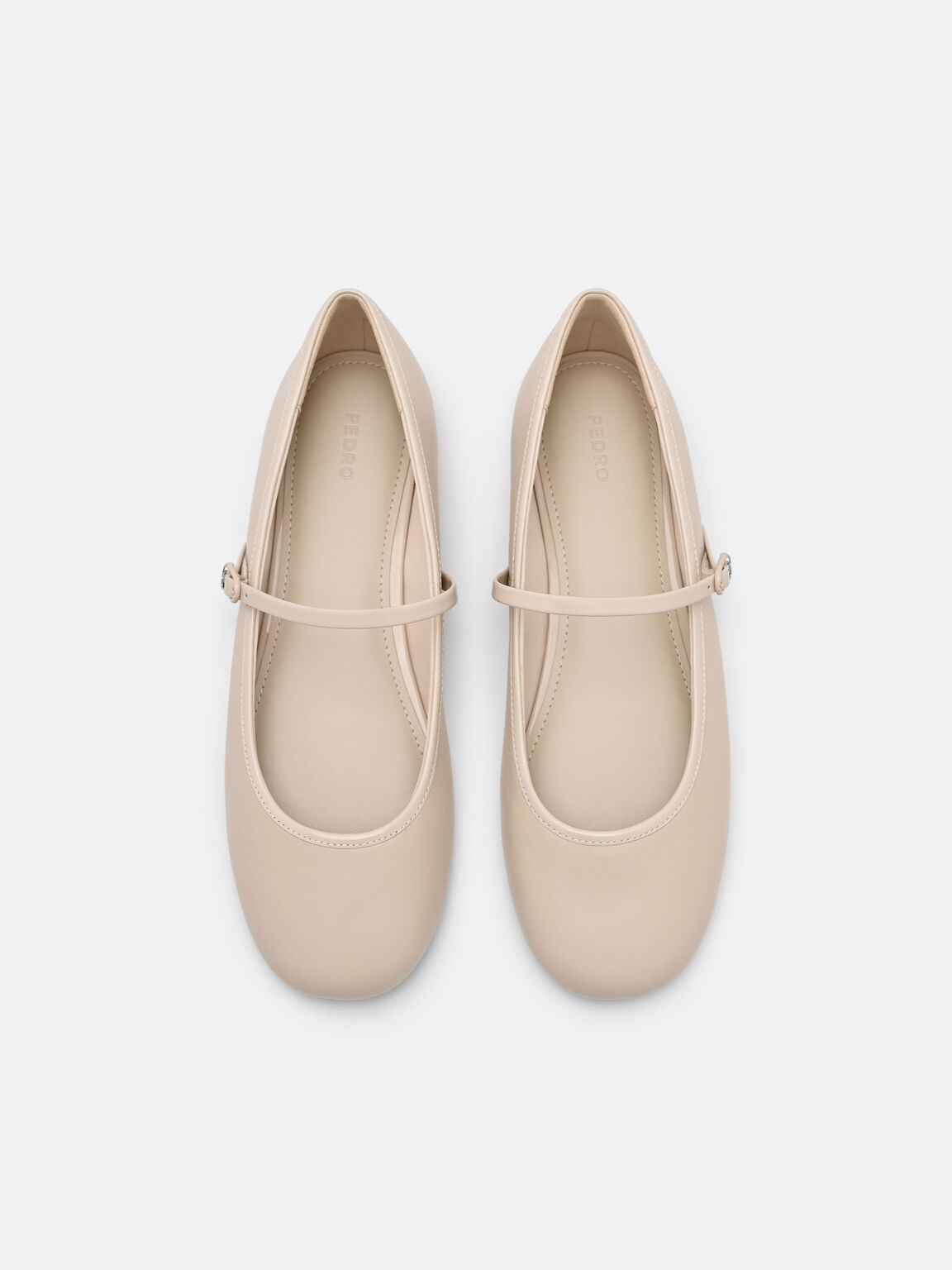Sepatu Flat Mary Jane Kulit Claude, , hi-res