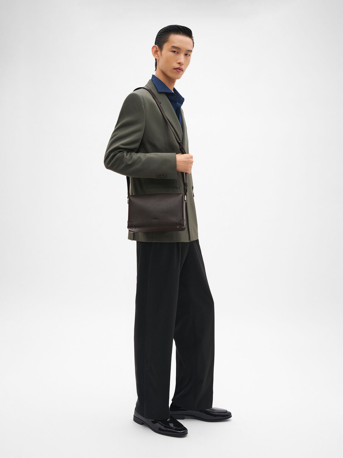 Maven Leather Crossbody Bag, , hi-res