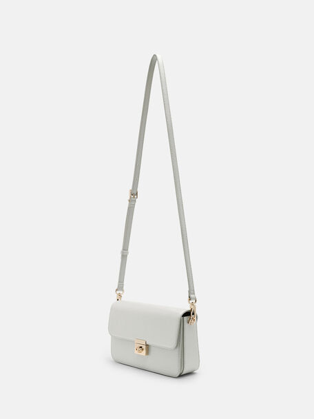 Leather Shoulder Bag, , hi-res