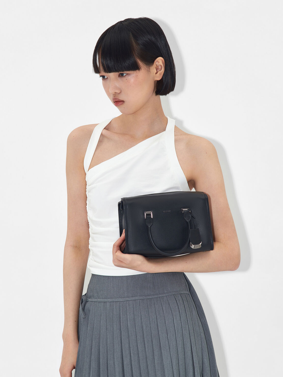 PEDRO Studio Ava Leather Bowling Bag, 