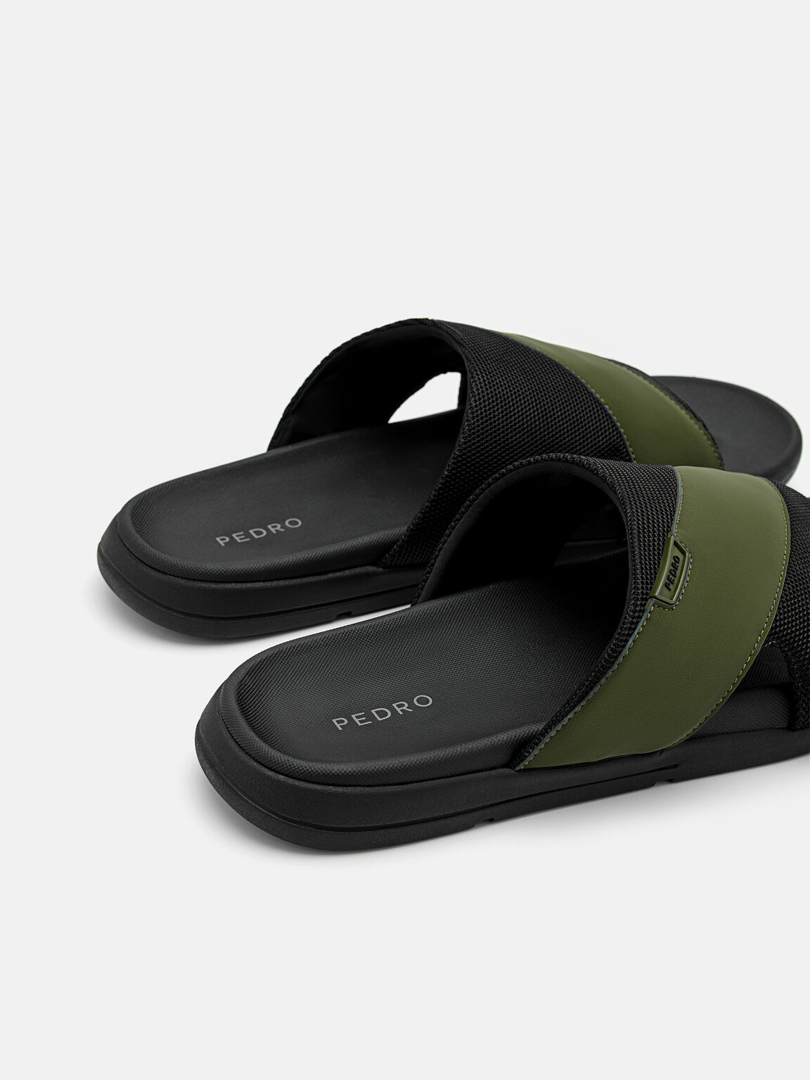 Mesh Slide Sandals, 