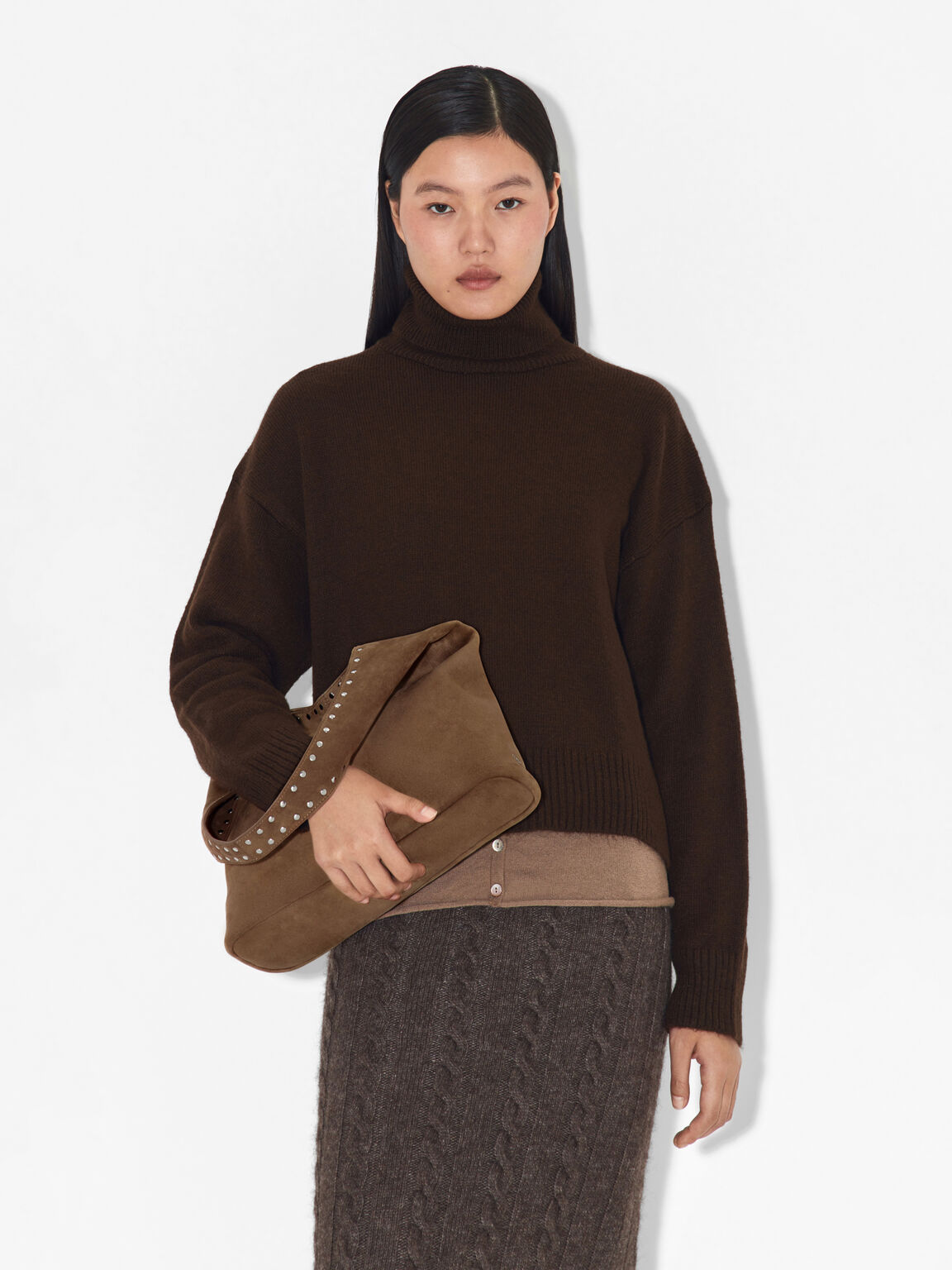 Tas Hobo Studded Issa, , hi-res