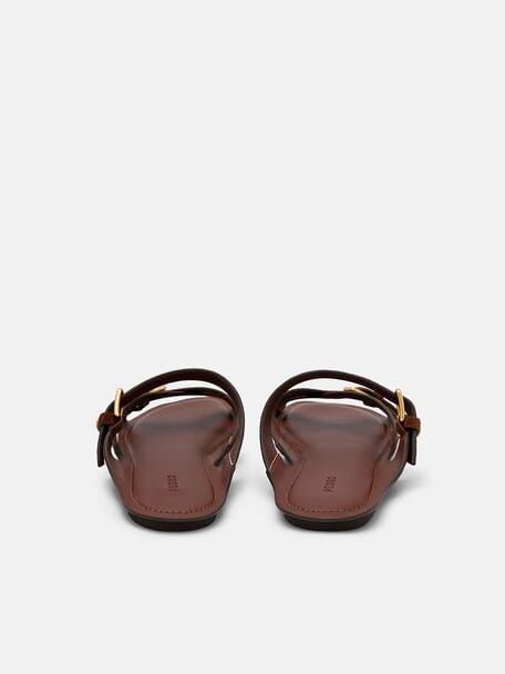 Sandal Selop Tali Kulit, 