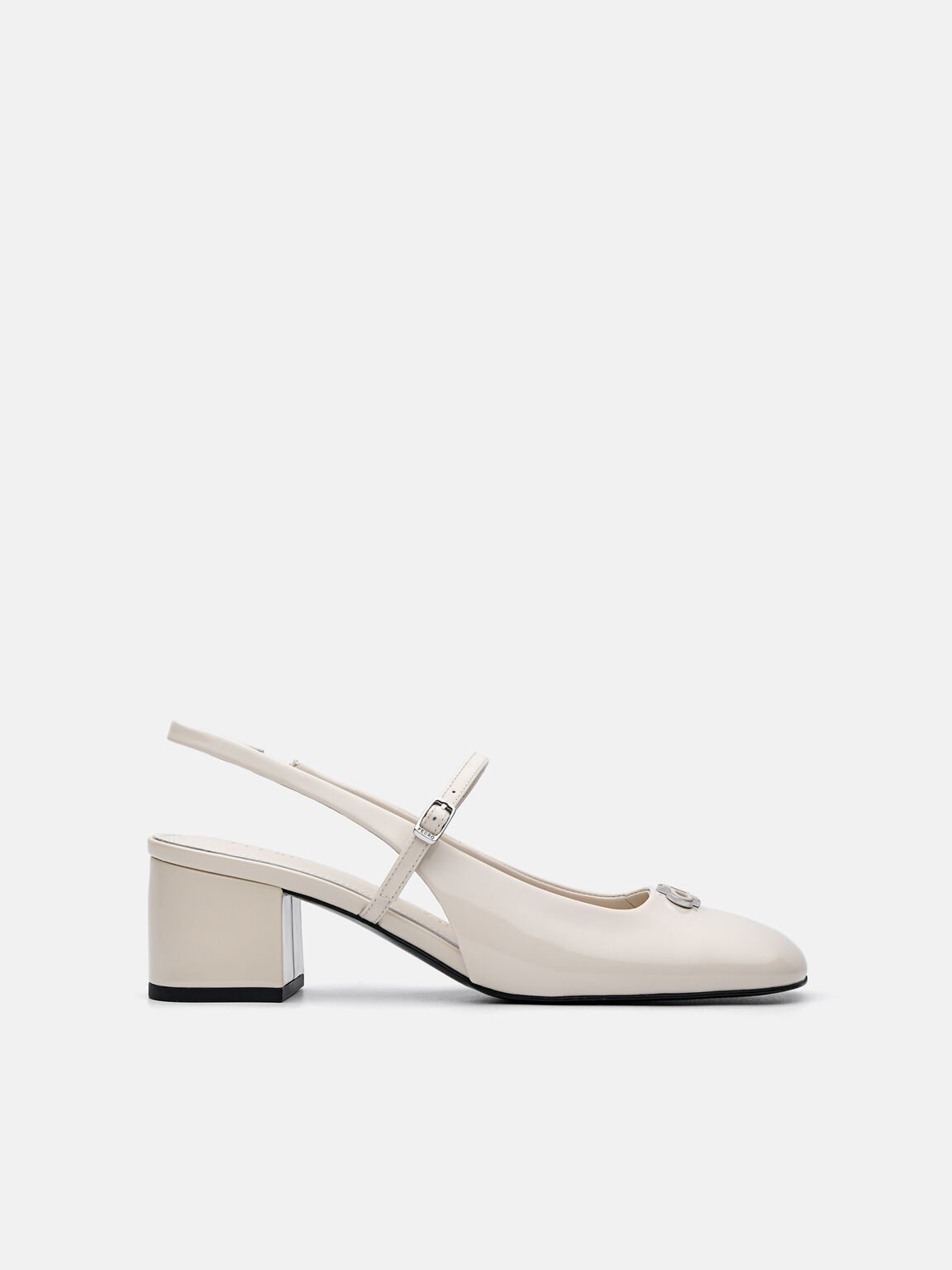 PEDRO Studio Pumps Slingback Kulit Patent, 