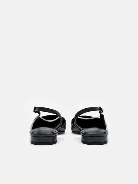 Marland Flat Ballerina Kulit, 