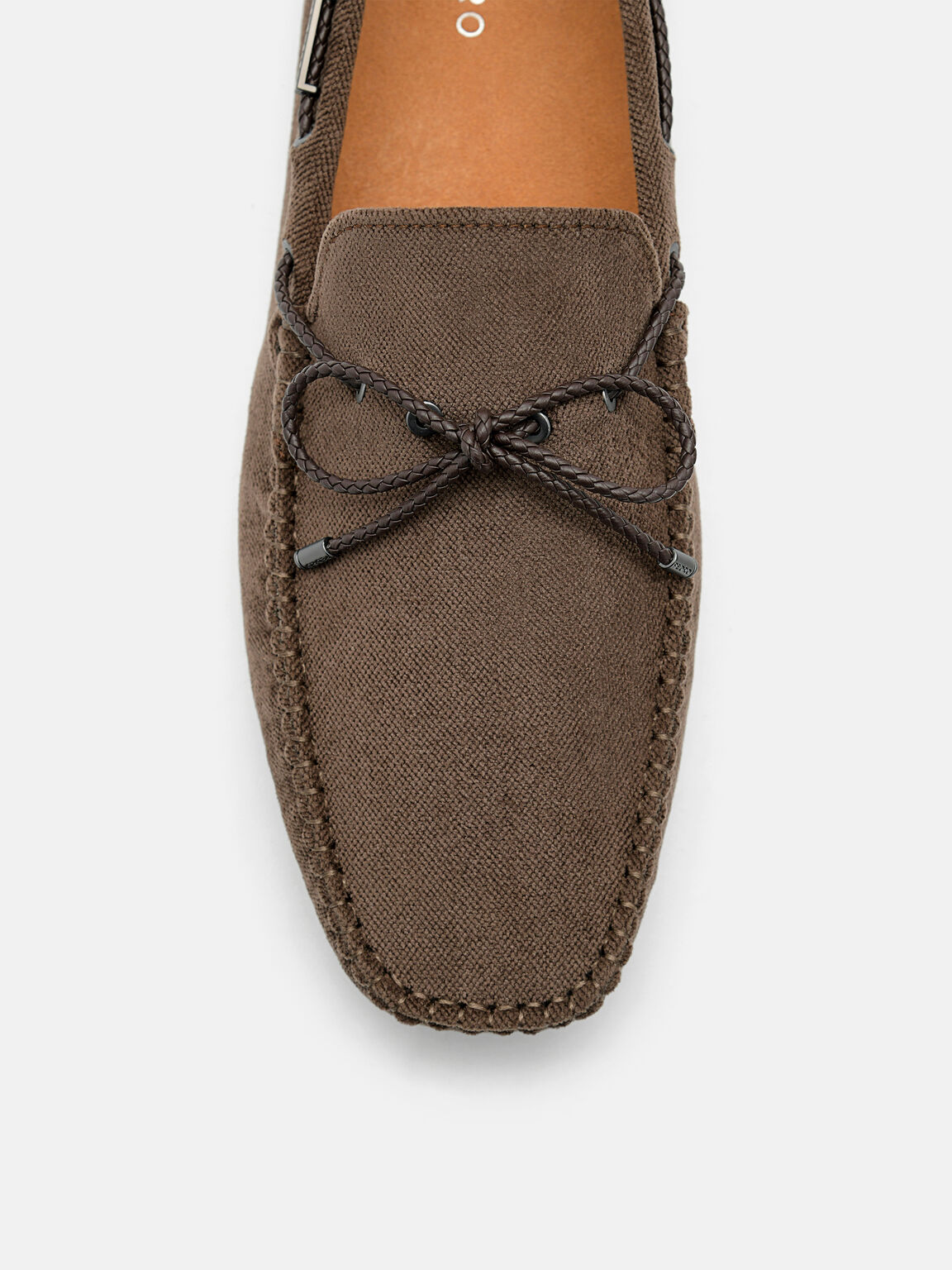 Sepatu Driving Pita Corduroy, 
