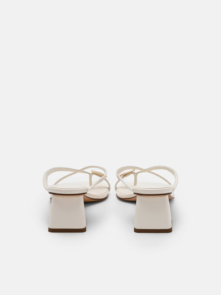 Sandal Hak Blok Kulit Alexis, 