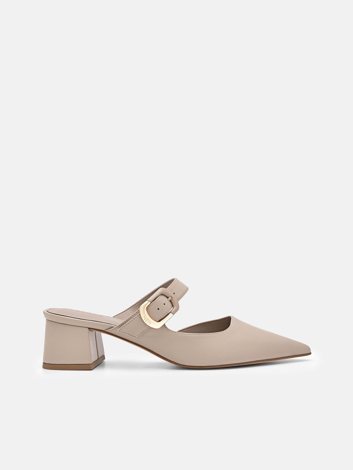 Bridget Leather Heel Mules, , hi-res
