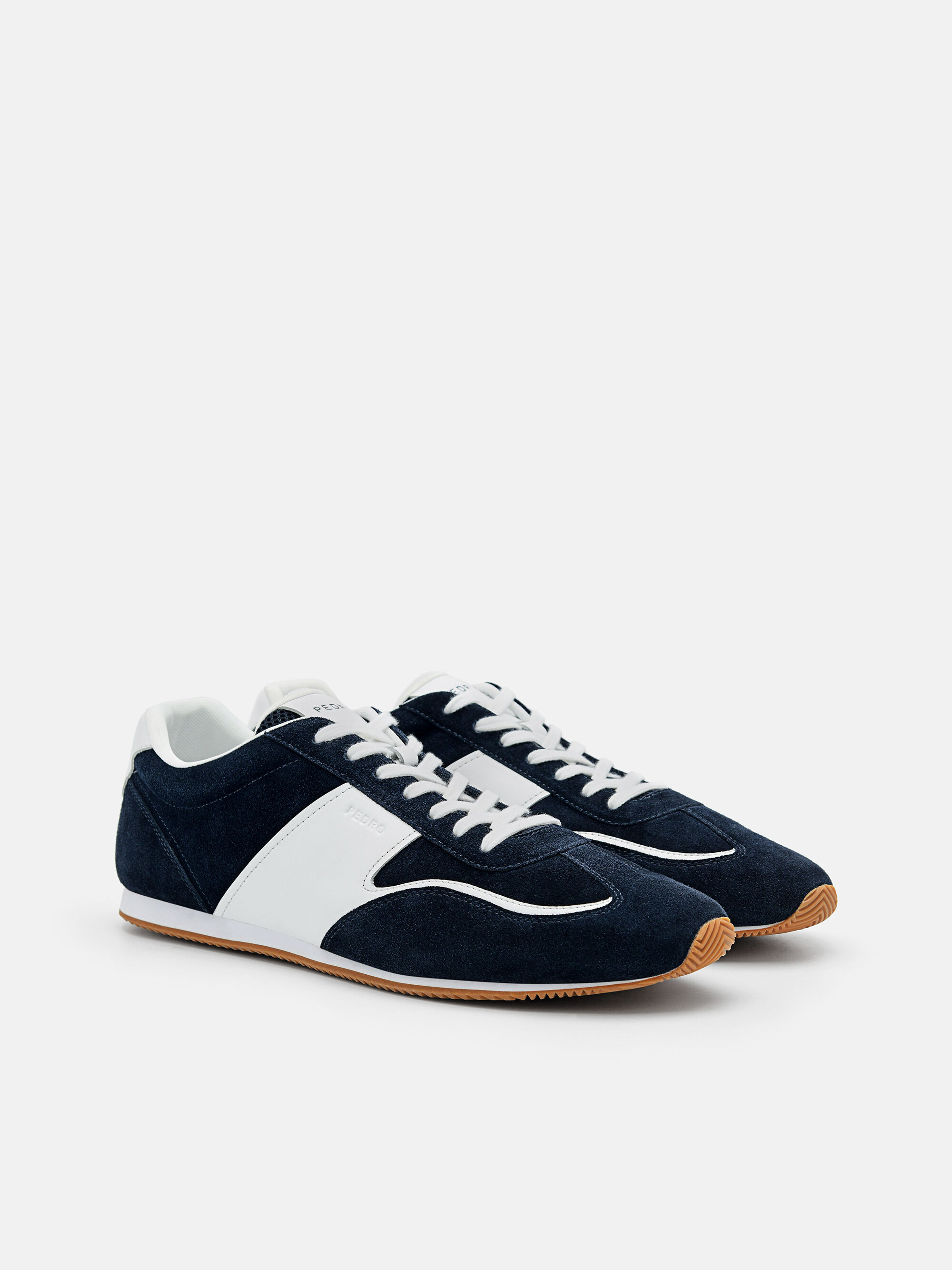 PEDRO★Lewis Suede Sneakers ルイス スエードスニーカー/送料込 Sneakers Suede Lewis Navy - PEDRO ID