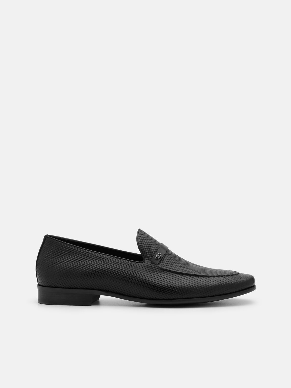 Woven Leather Loafers, 