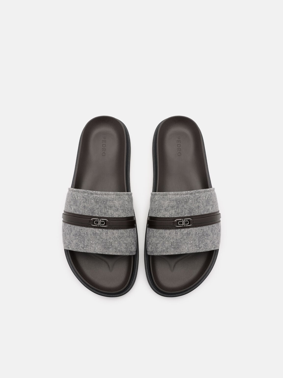 Belted Slide Sandals, 