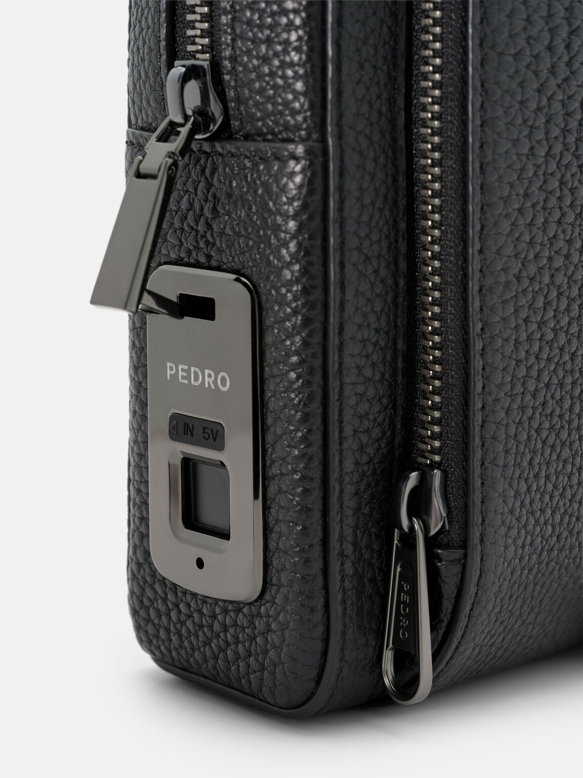 Fingerprint Lock Crossbody Bag, , hi-res
