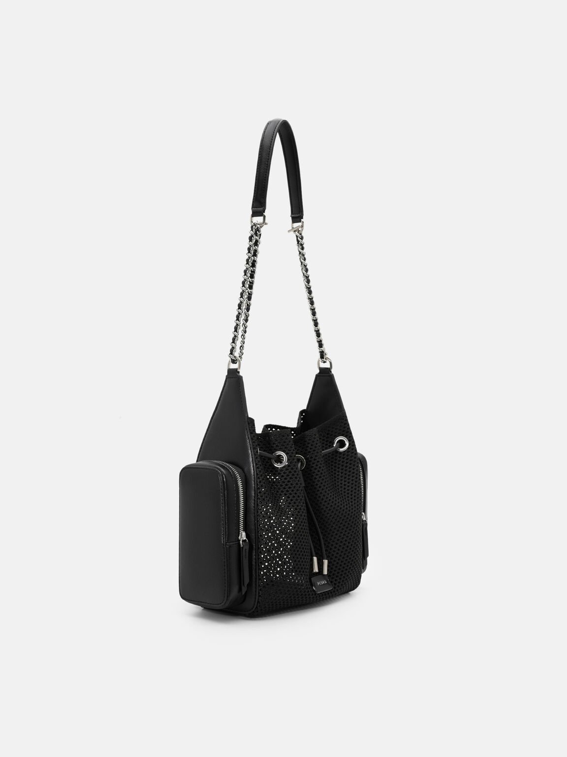 Tas Bucket Serut Mesh, , hi-res