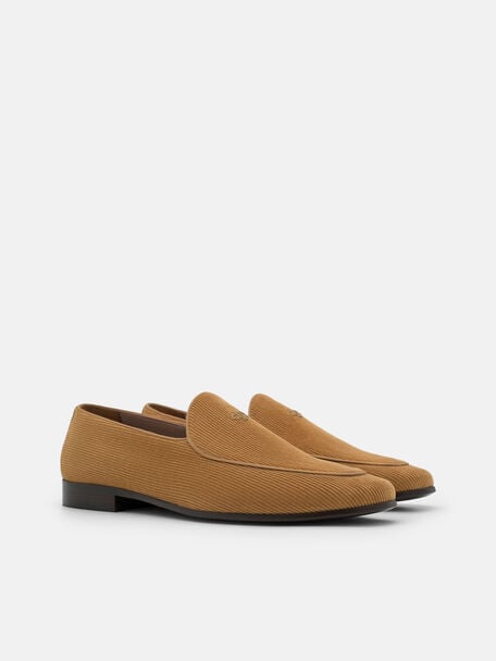 Corduroy Venetian Loafers, , hi-res