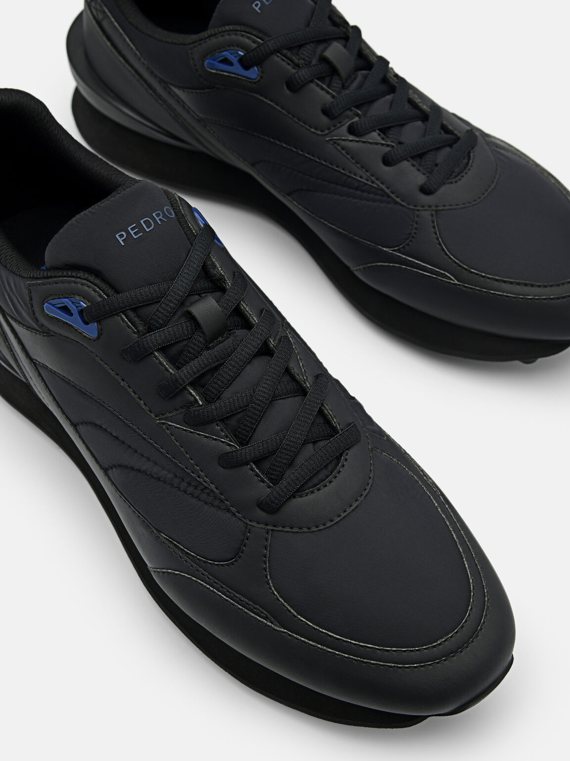Stadium Nylon Sneakers, Black