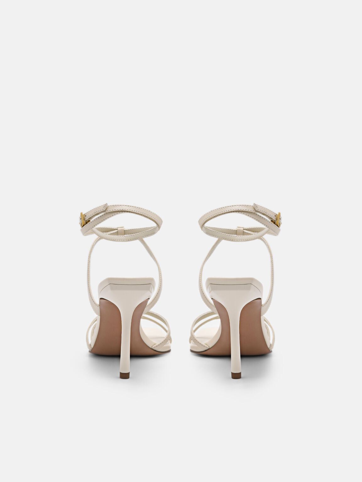 Sandal Tumit Kulit Sofia, 