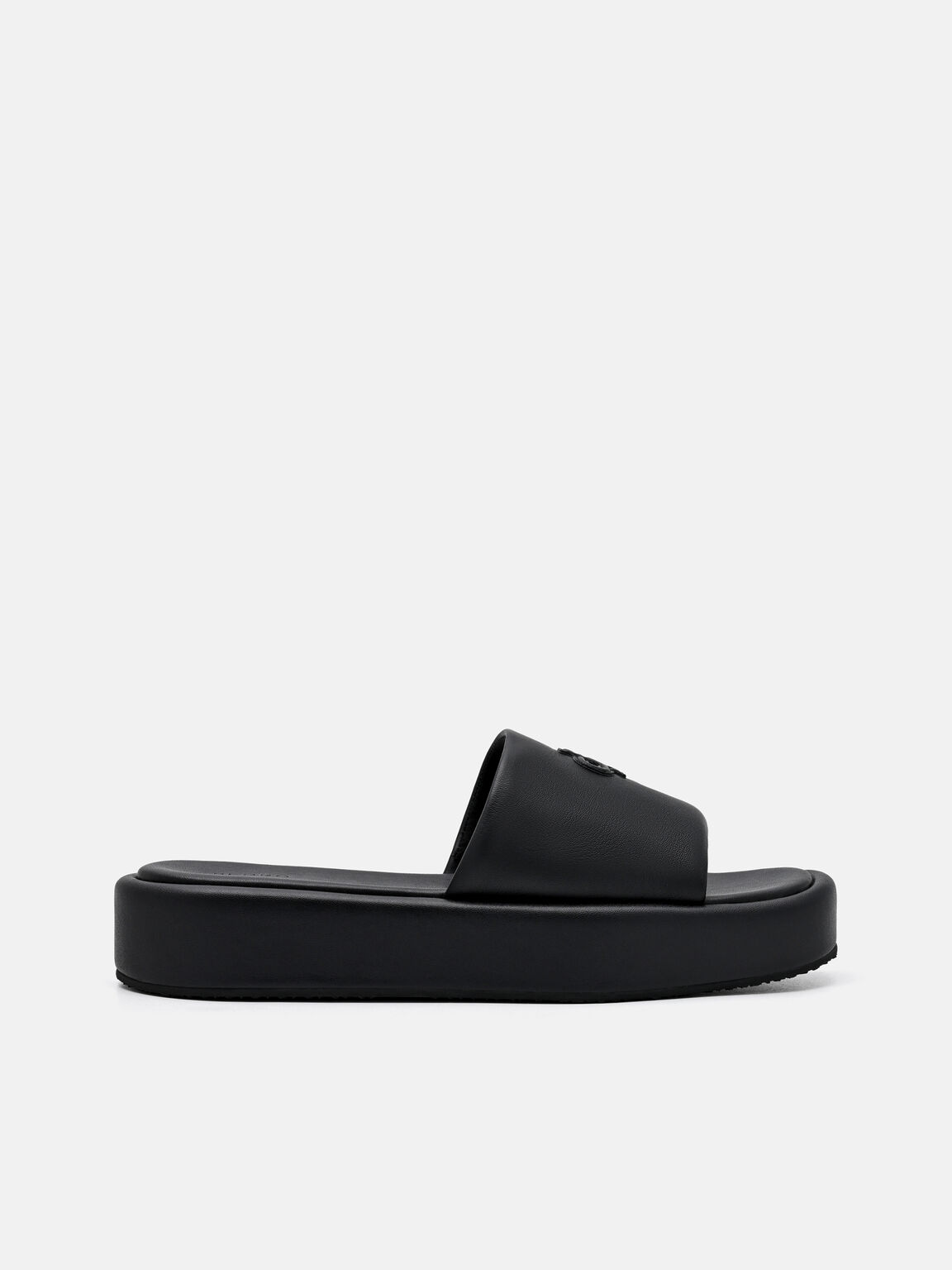 Leather Wedge Sandals, , hi-res