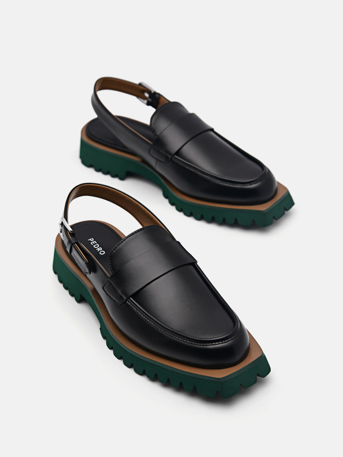 Grapnel Chunky Loafer Mule, 