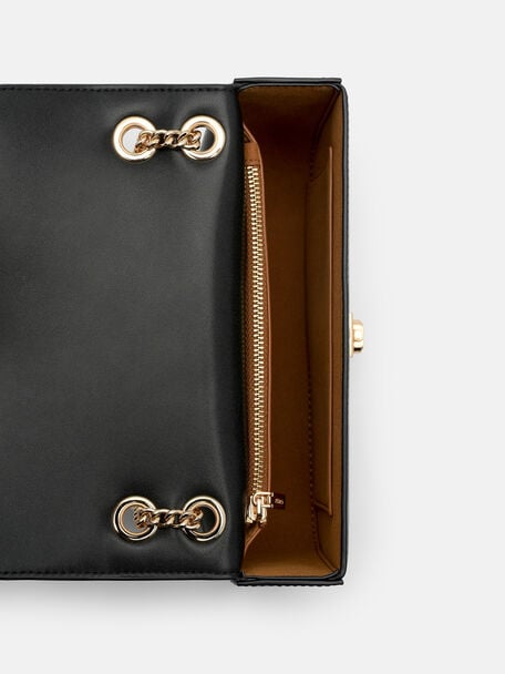 Farida Leather Mini Shoulder Bag, , hi-res