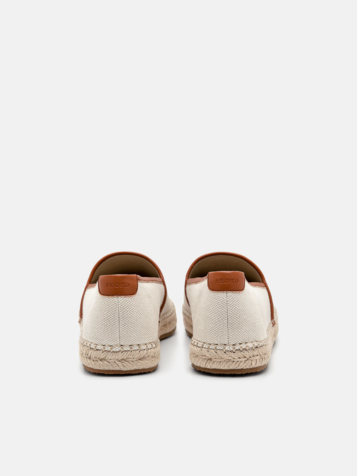 PEDRO Icon Fabric Loafers, Beige