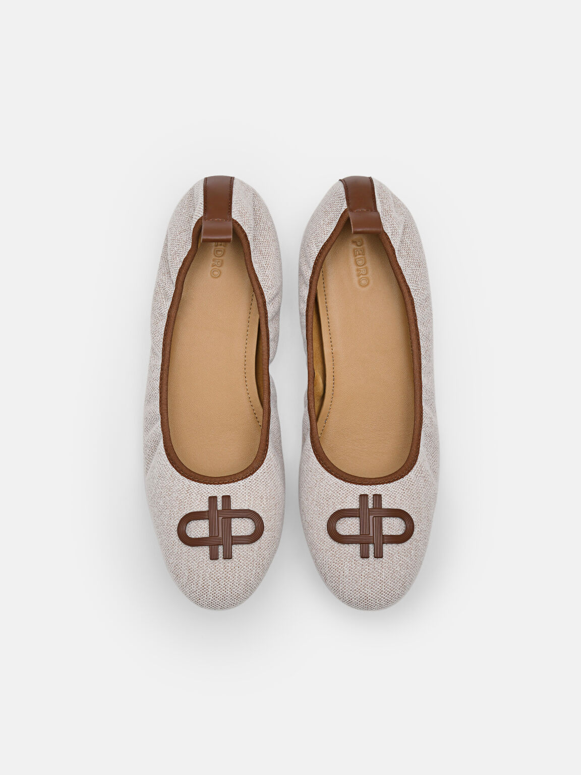 PEDRO Icon Leather Ballerina Flats, 
