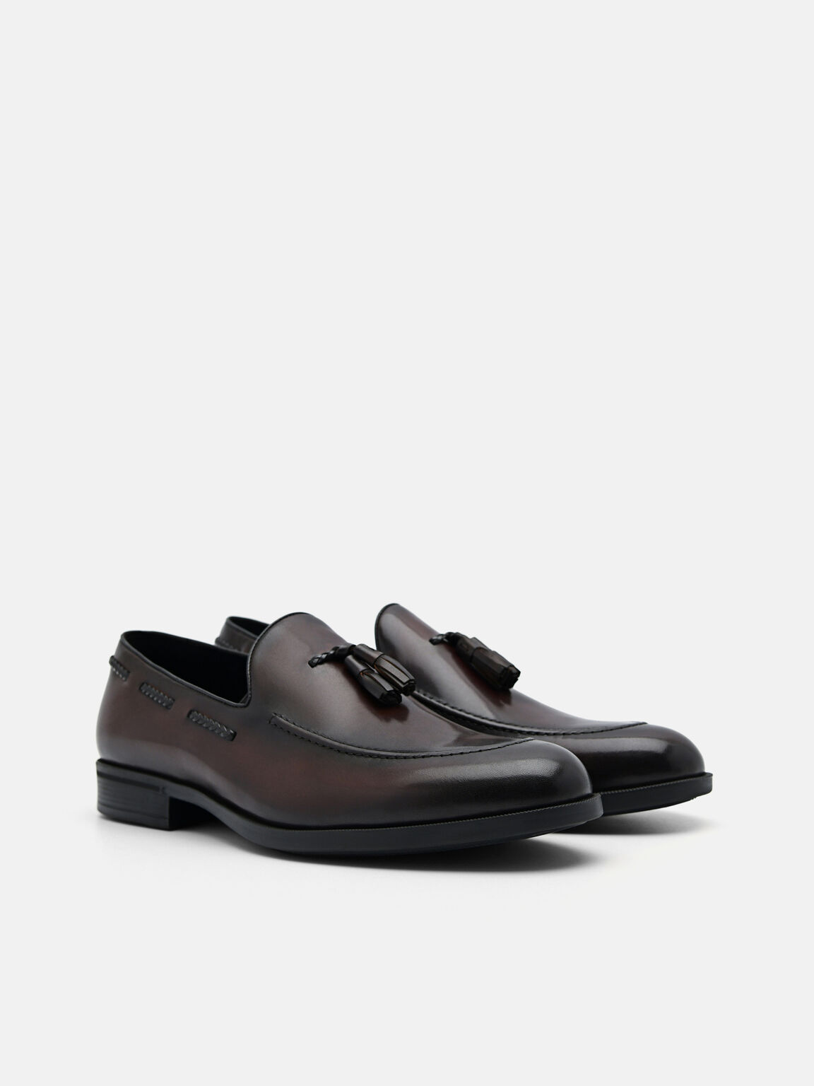 Sepatu Pantofel Kulit Monk, , hi-res