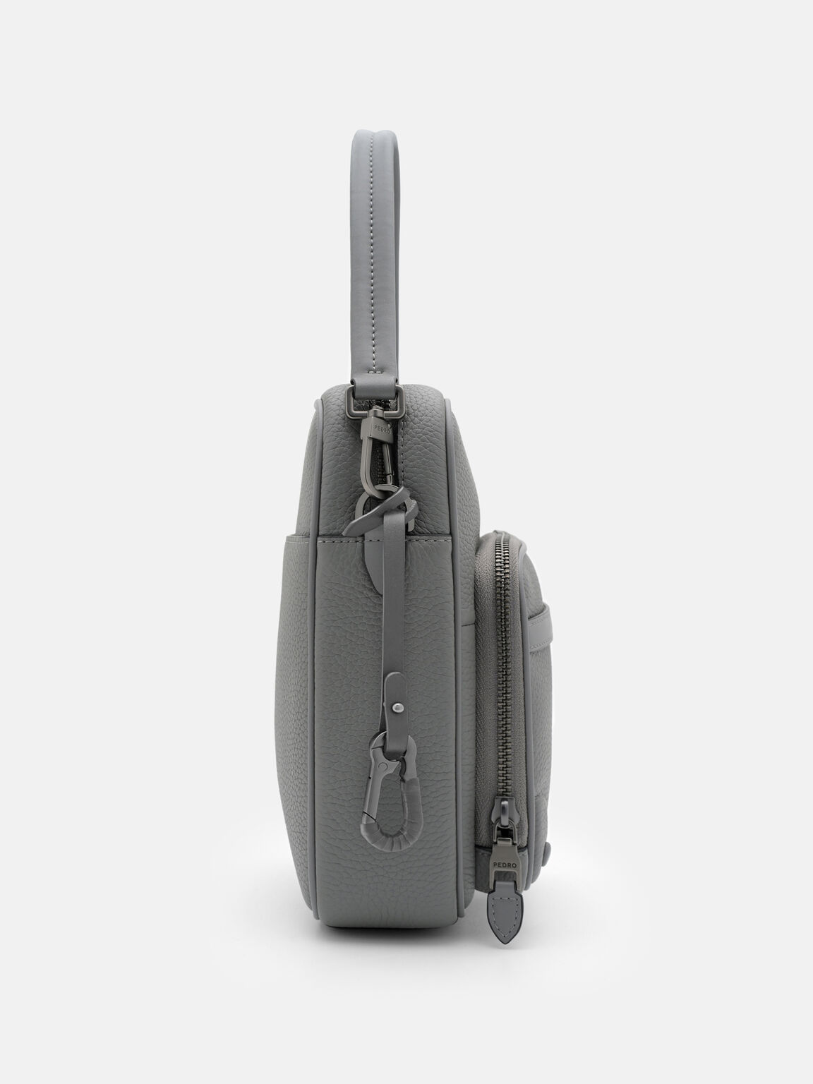 Patrice Tumbled Leather Crossbody Bag, 
