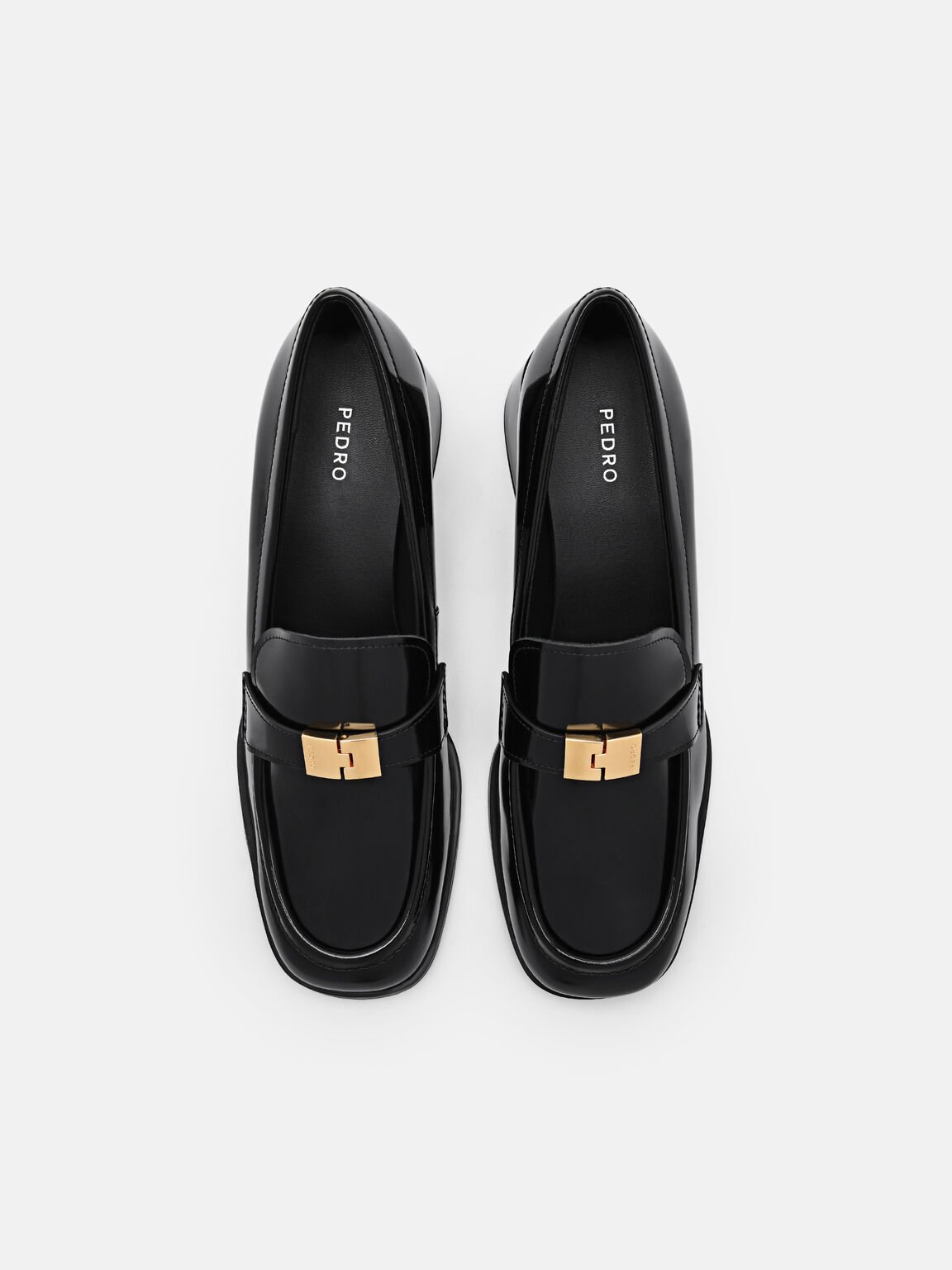 Jatte Leather Heel Loafers, 